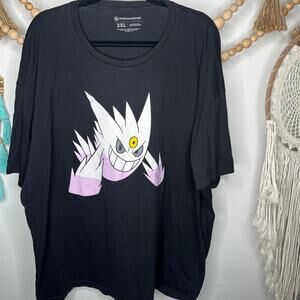 Pokemon Center Black Shiny Gengar Graphic T